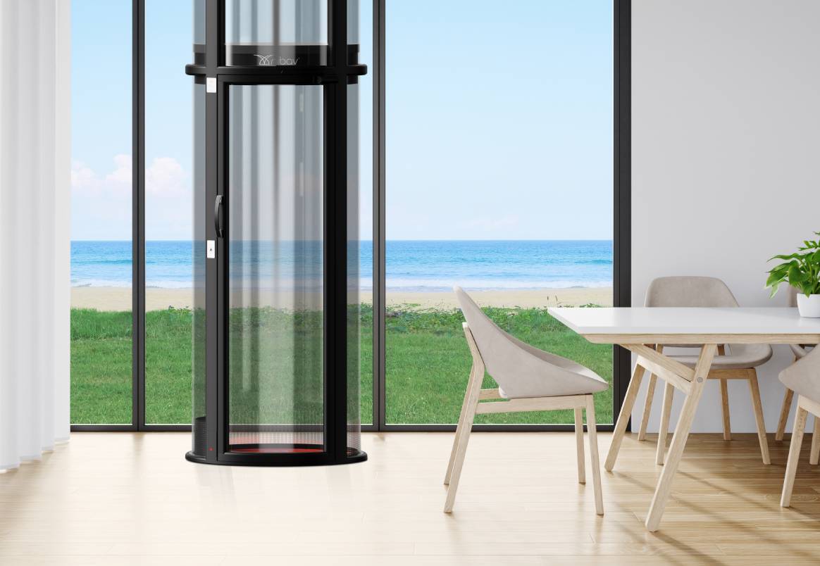 Glass lift for home